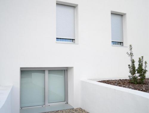 Ventanas de aluminio instaladas en una vivienda de Madrid. 