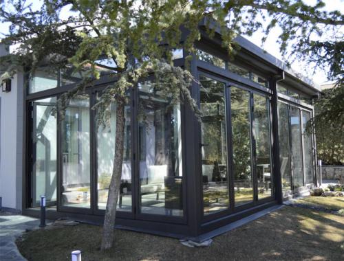 Lucernario fabricado e instalado por nuestro equipo en tres tipos de aluminio.  